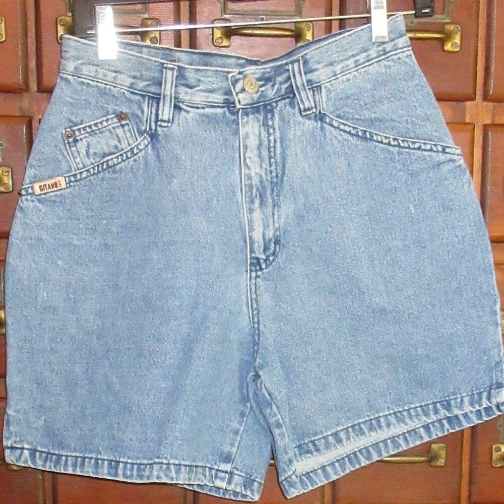 COPY - GITANO Blue Cotton Denim Shorts W29 High Rise
